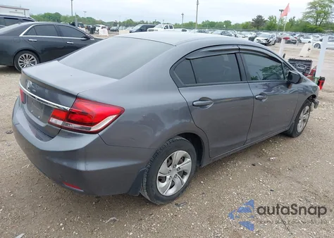 2014 Honda Civic Lx z USA, uszkodzony, nr VIN 19XFB2F55EE033674